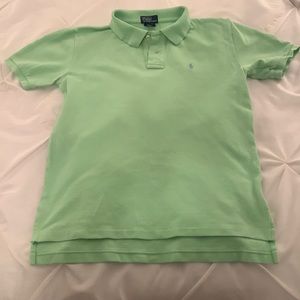 Polo Shirt Boys size 12-14 green